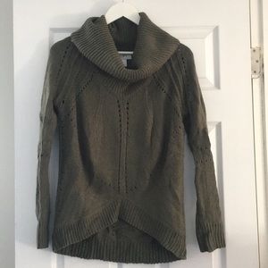 Olive cowl neck sweater